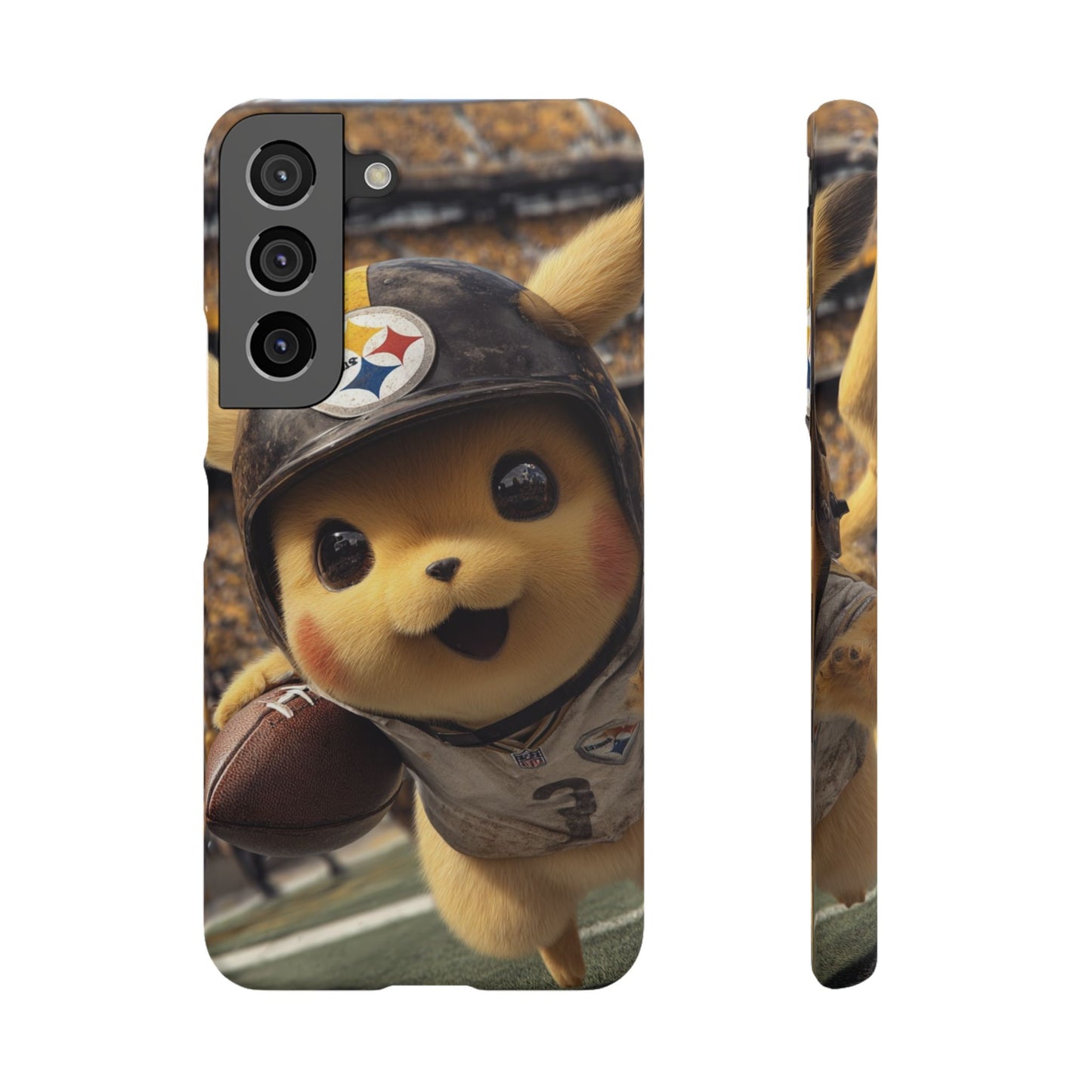 Fun Character Sports Snap Case, Phone Case, Fun Tech Accessory, Cute Gift for Gamers, Football Lovers, Kids.