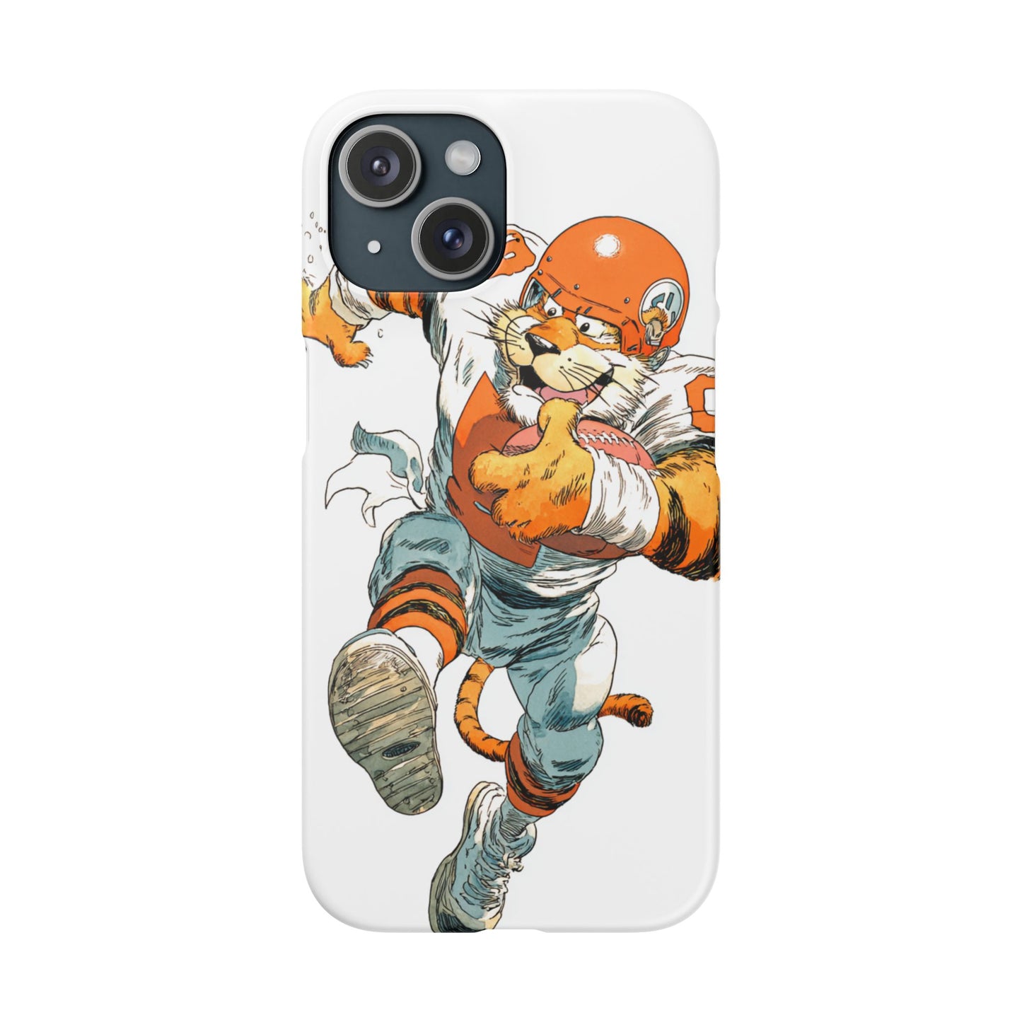 Cincinnati Bengals Snap Cases, Football Fans Phone Case, Tiger Cartoon Art Design, Football Lover Gift, Protective Phone Cover