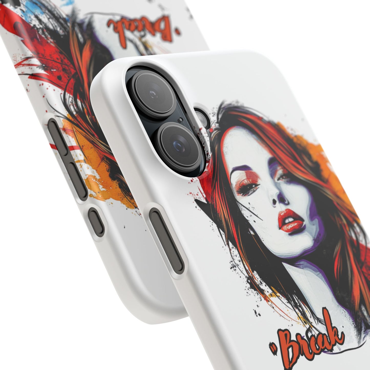 Empowering Art Snap Cases, Phone Cover, Break the Chains of Silence, Unique Gift, Inspirational Tech Accessories