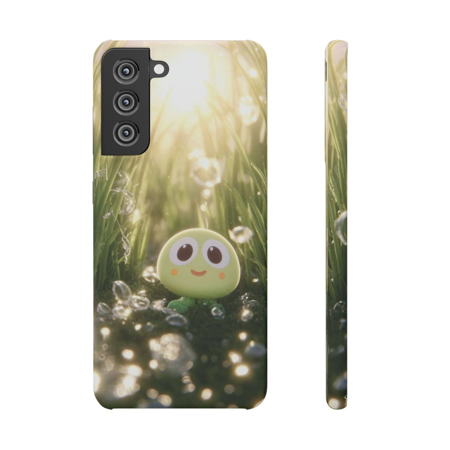 Cute Nature-Inspired Snap Case, Cartoon Phone Cover, Eco-Friendly Gift, Fun Accessory, Personalized Phone Case, Nature Lover's Gift