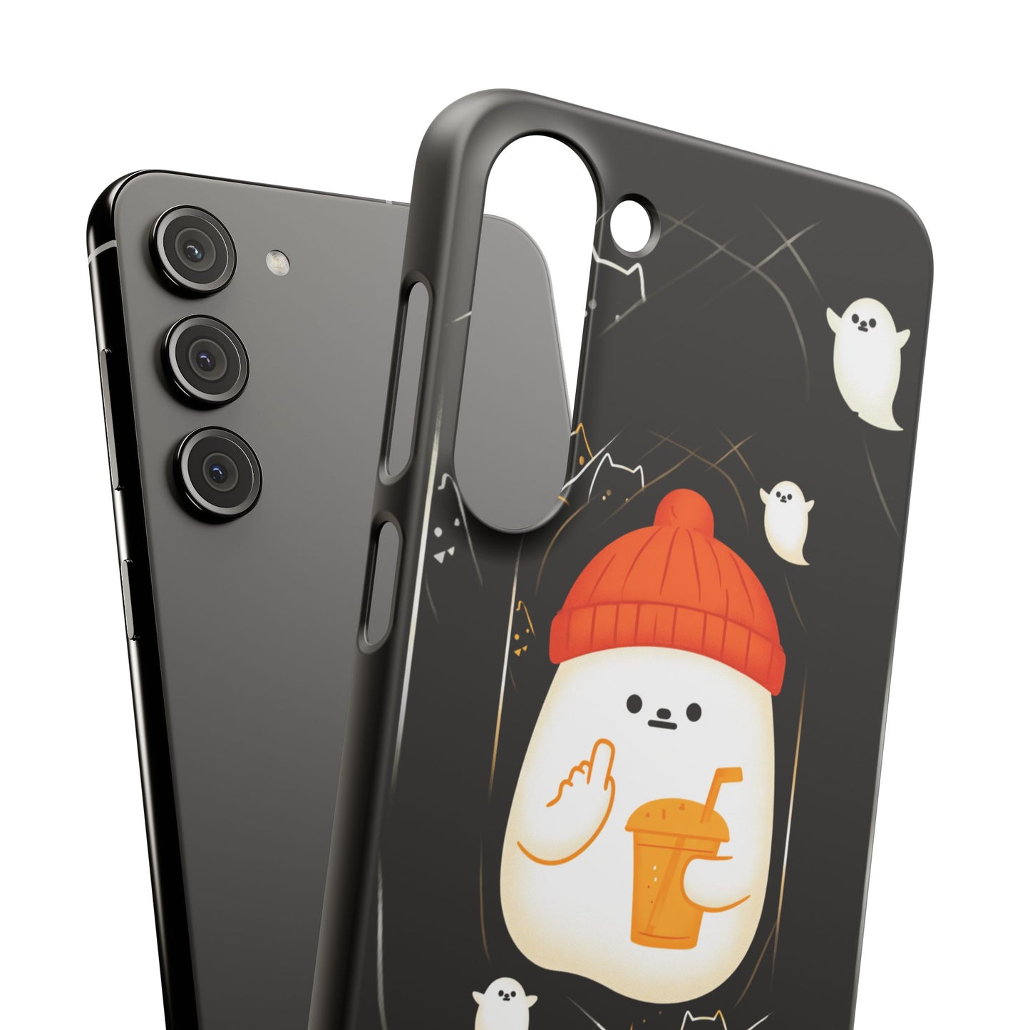 Spook You Halloween Ghost Snap Case Kawaii Protective Phone Cover for iPhone and Samsung