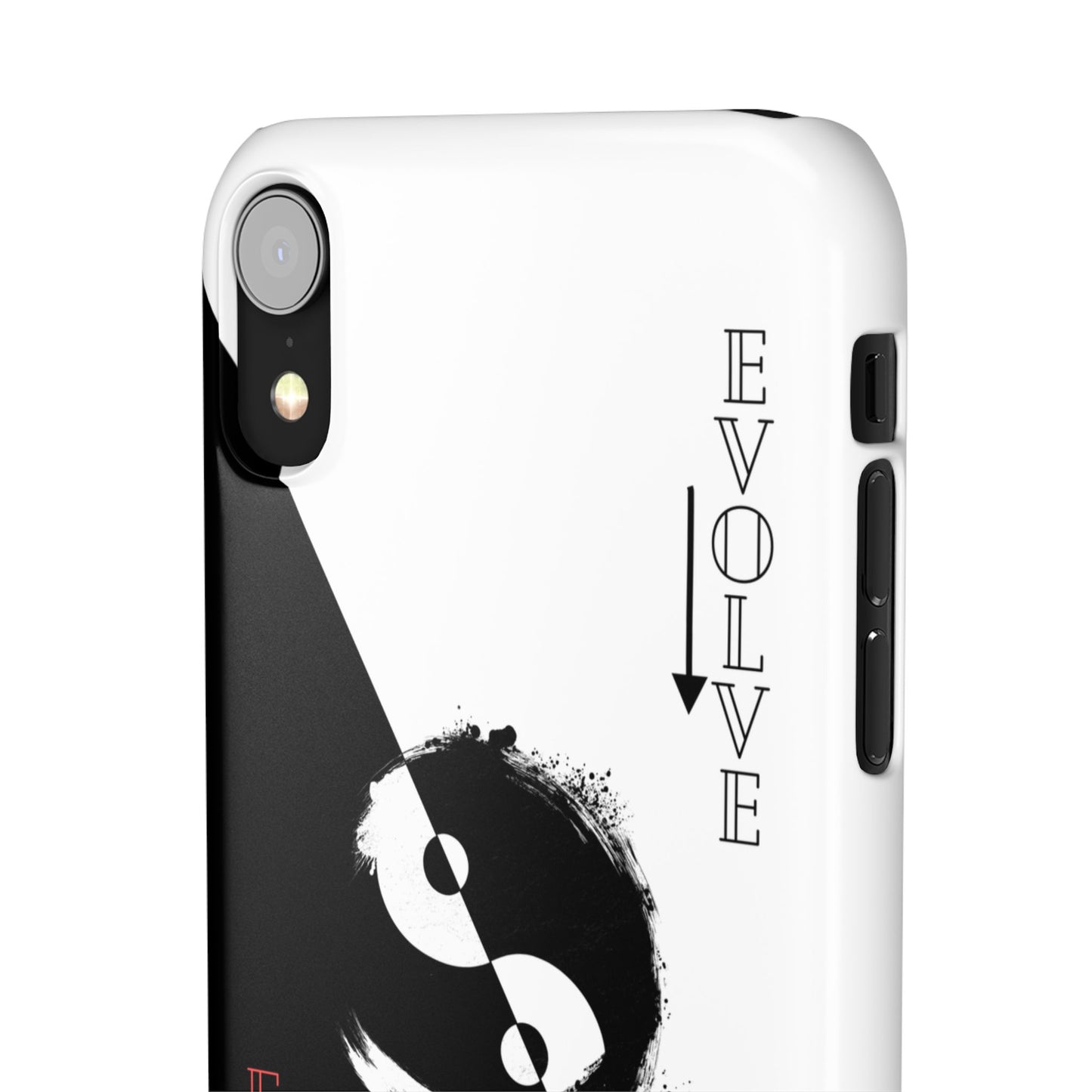 Yin Yang Evolve Black and White Snap Case Cover for iPhone and Samsung