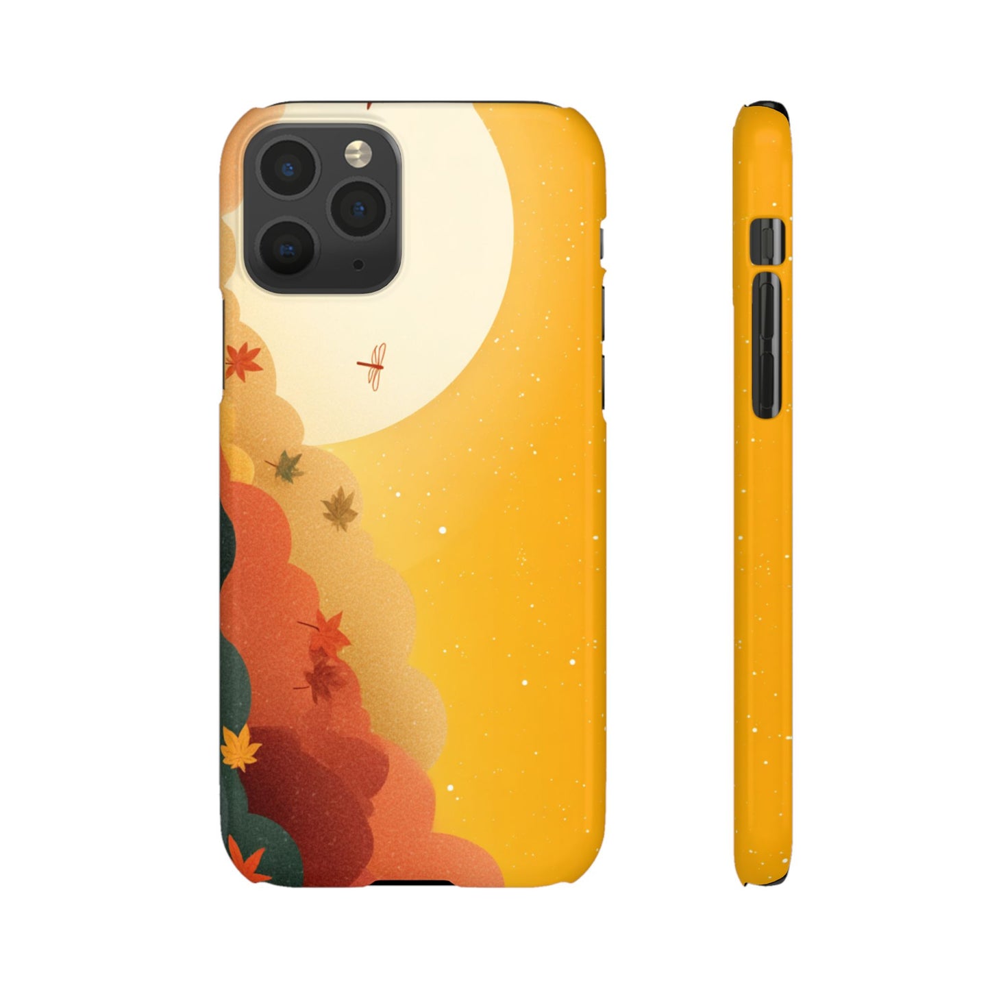 Autumn Sunset Snap Case, Fall Phone Cover, Nature-Themed Accessory, Gift for Her, Seasonal Aesthetic