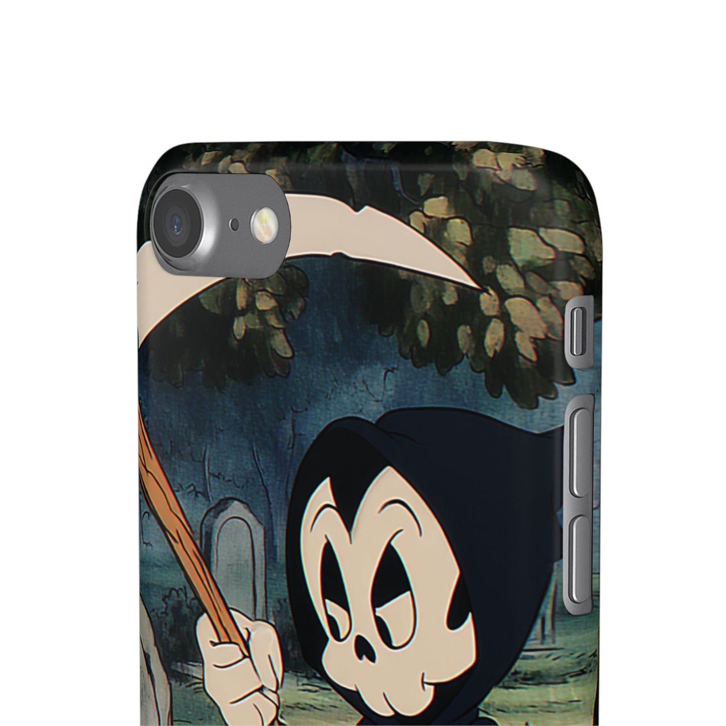 Grim Reaper Snap Case, Halloween Phone Case, Cute Death Phone Cover, Spooky Accessories, Unique Phone Protector