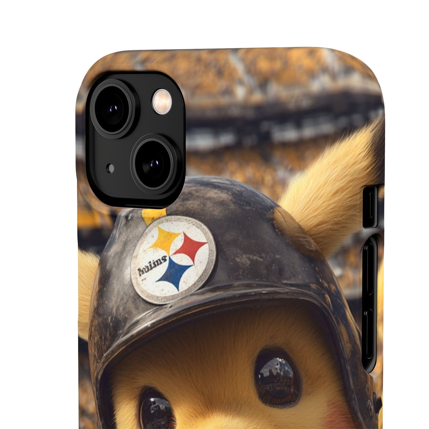Fun Character Sports Snap Case, Phone Case, Fun Tech Accessory, Cute Gift for Gamers, Football Lovers, Kids.