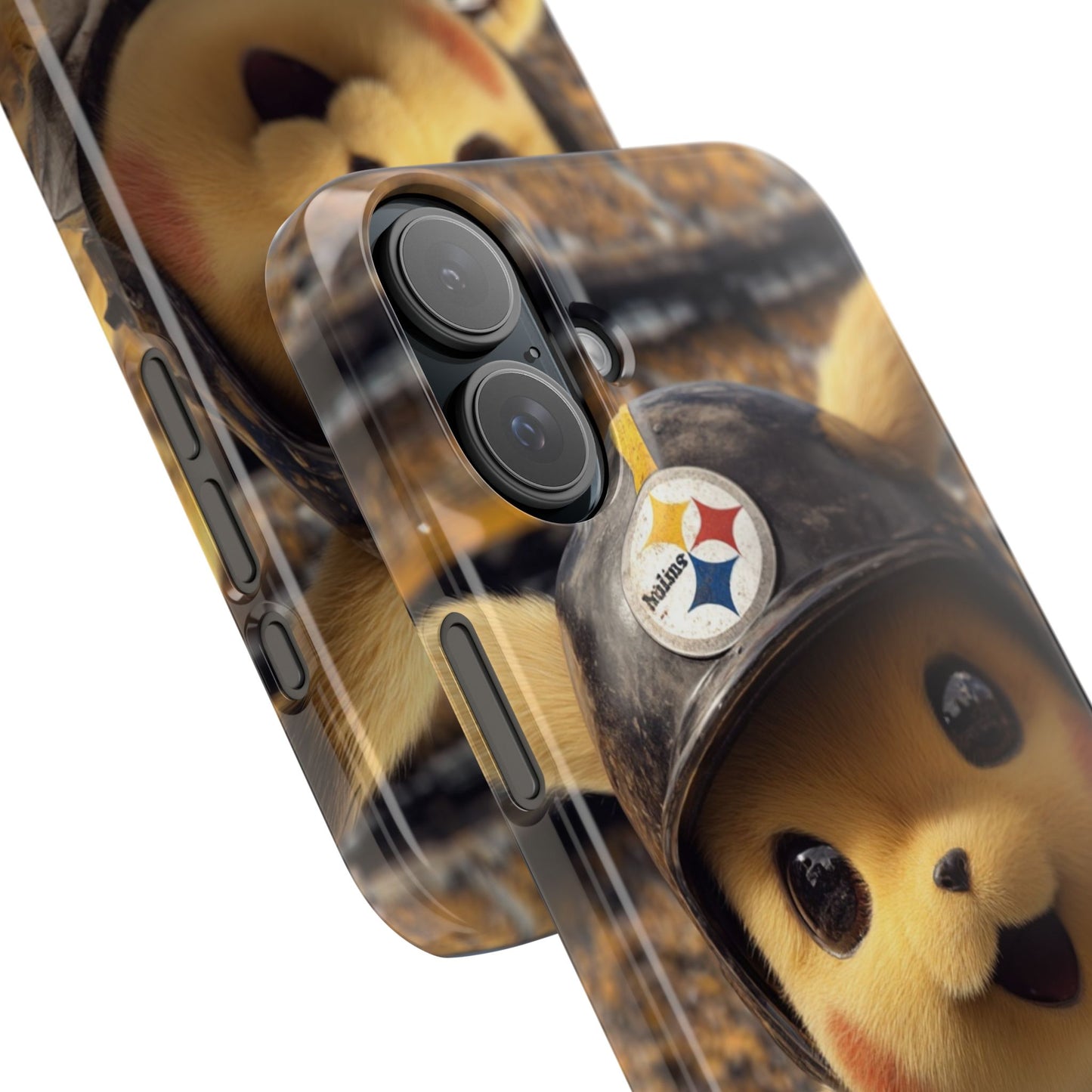 Fun Character Sports Snap Case, Phone Case, Fun Tech Accessory, Cute Gift for Gamers, Football Lovers, Kids.