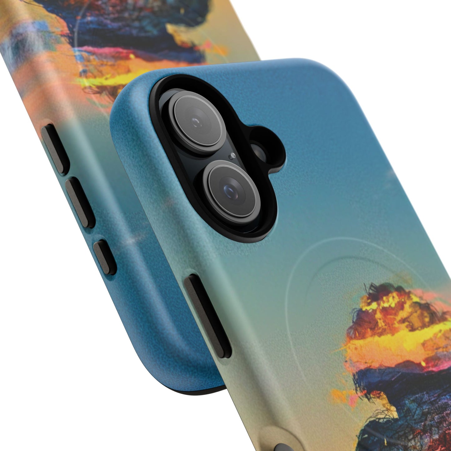 Abstract Sunset Silhouette Tough Magnetic Phone Case