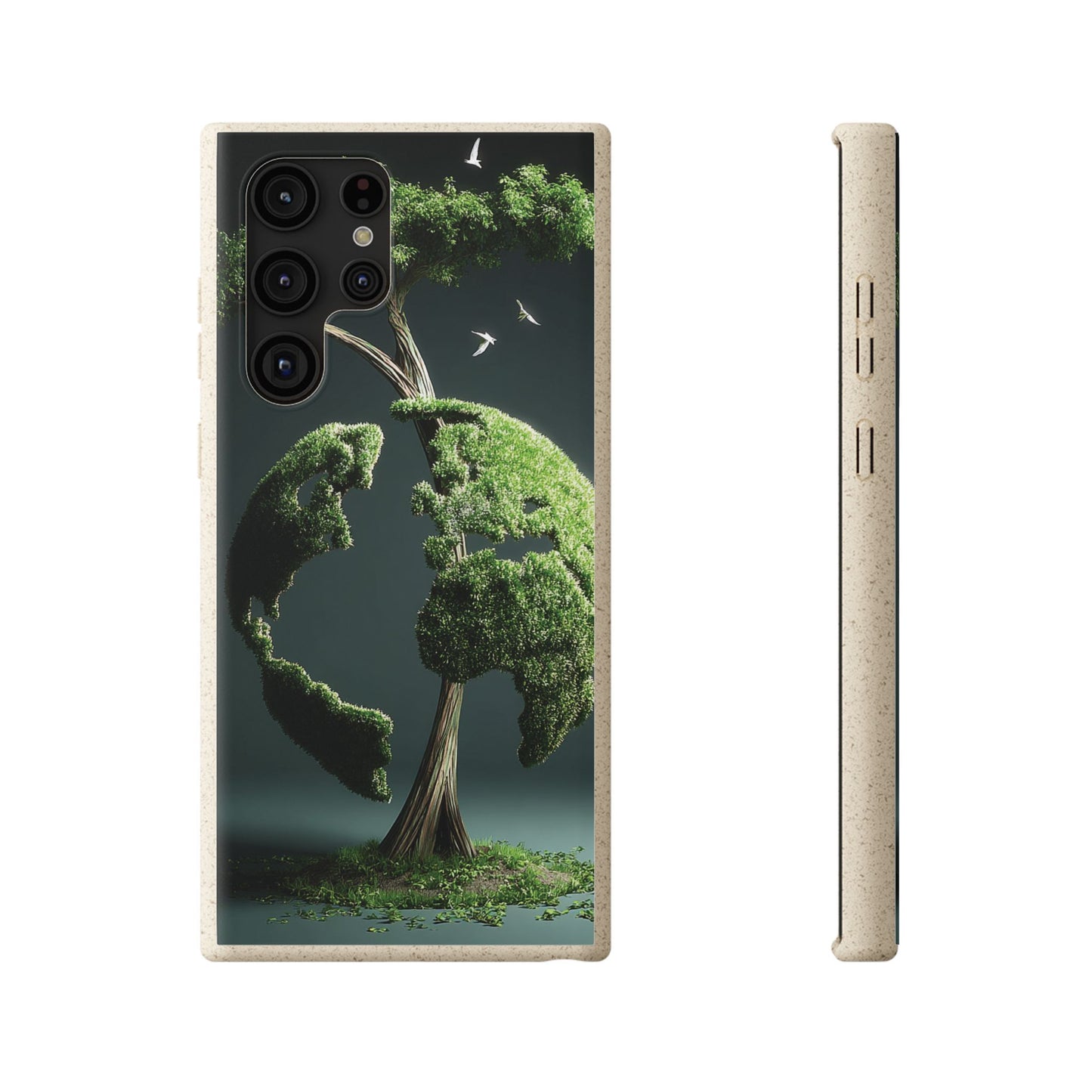 Eco-Friendly Phone Case with Nature Design, Sustainable iPhone Cover, Biodegradable Cellphone Accessories, Green Earth Gift, Earth Day [...]