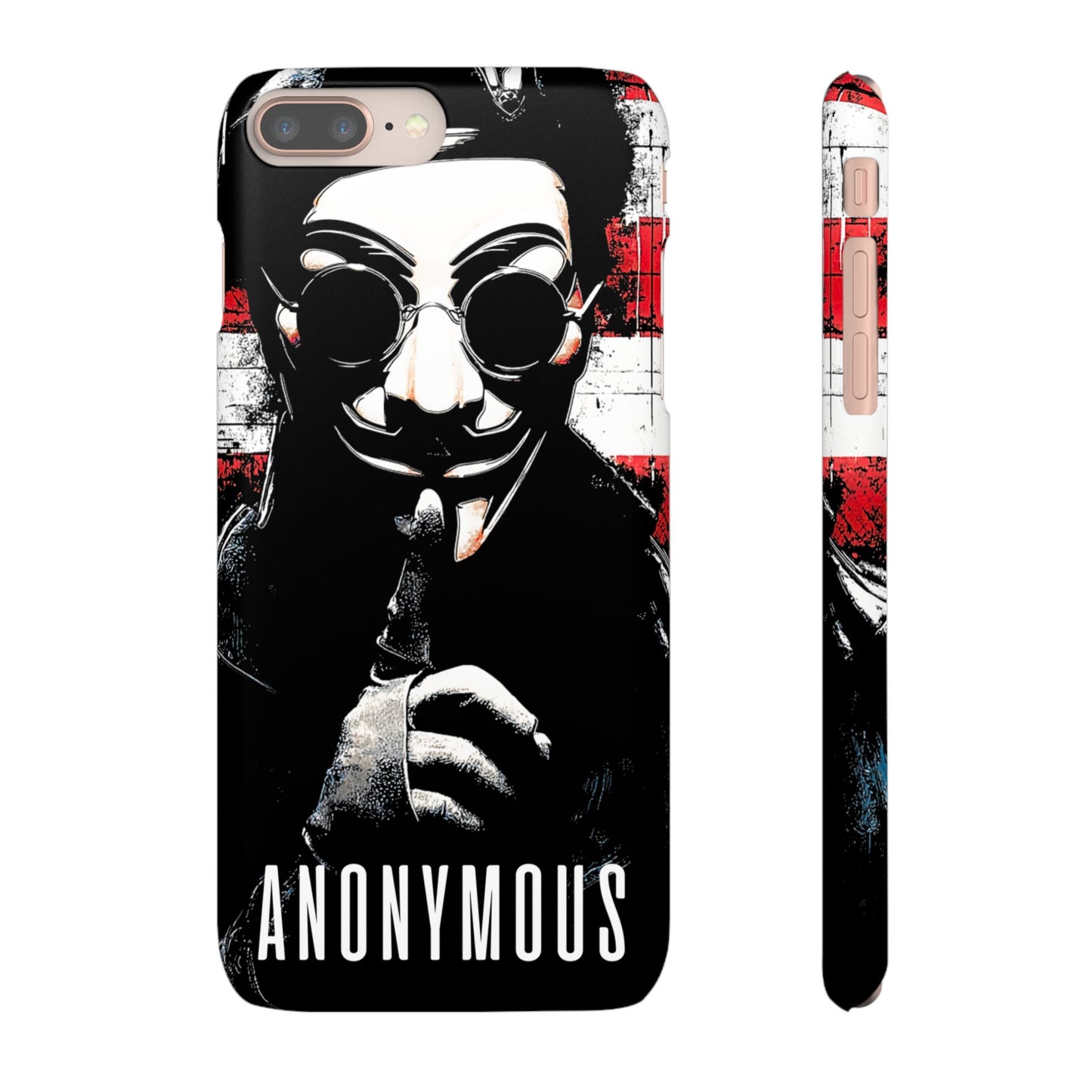 Anonimous & Guy Fawkes Art Snap Case and Protective Phone Cover For iPhone and Samsung