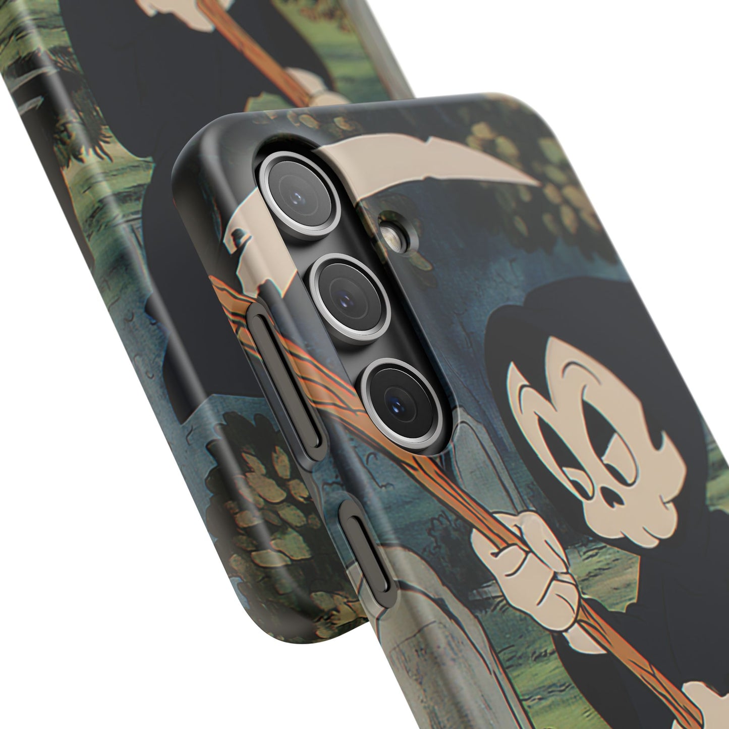 Grim Reaper Snap Case, Halloween Phone Case, Cute Death Phone Cover, Spooky Accessories, Unique Phone Protector