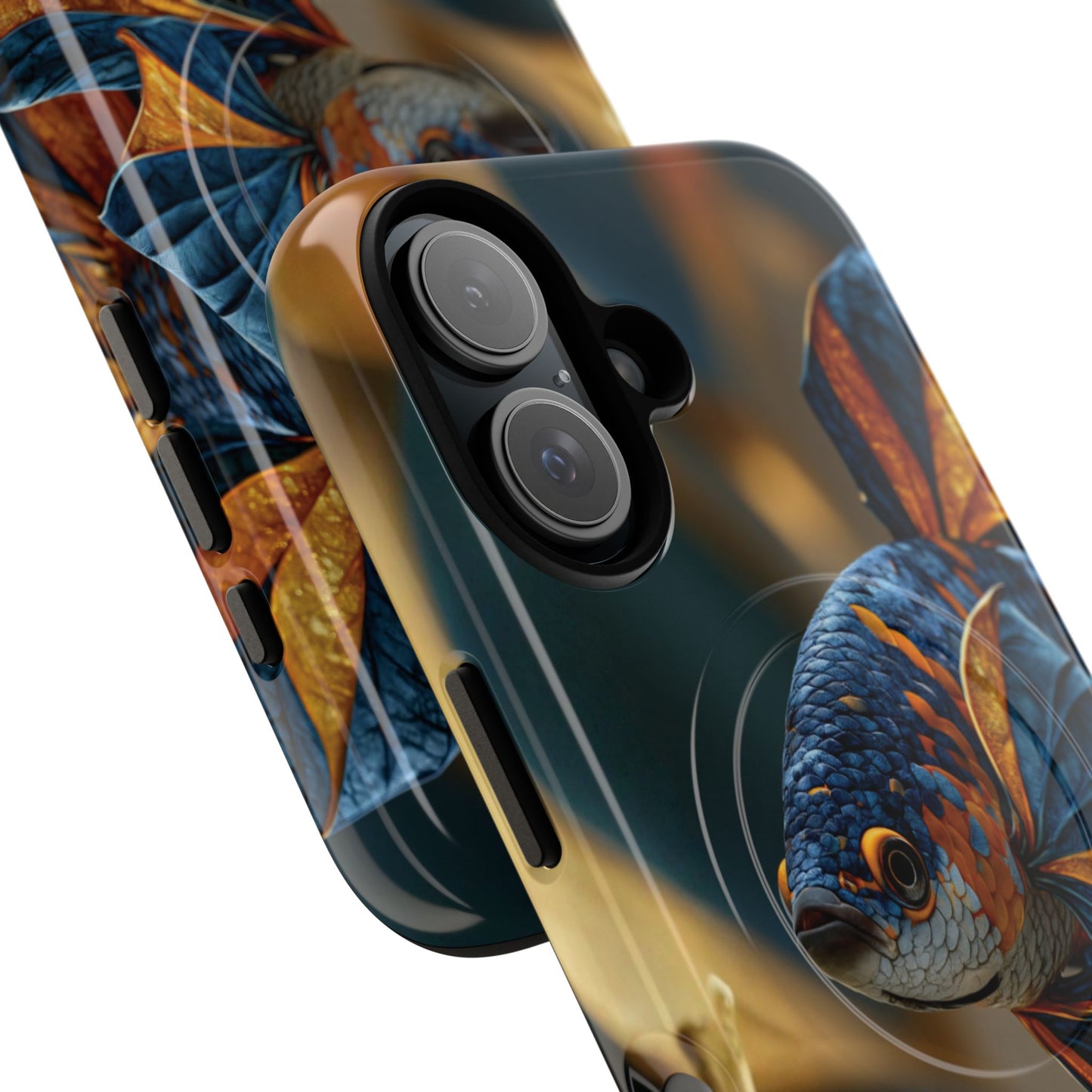 Koi Fish Tough Magnetic Phone Case — Protective Artistic Fish Design