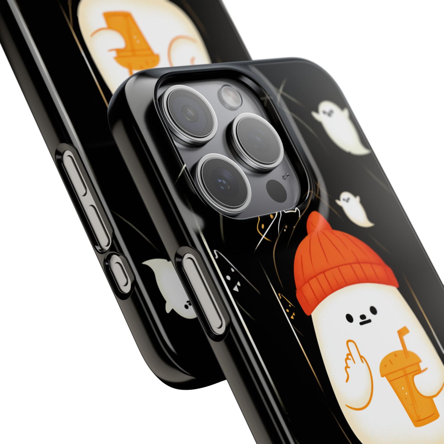 Spook You Halloween Ghost Snap Case Kawaii Protective Phone Cover for iPhone and Samsung