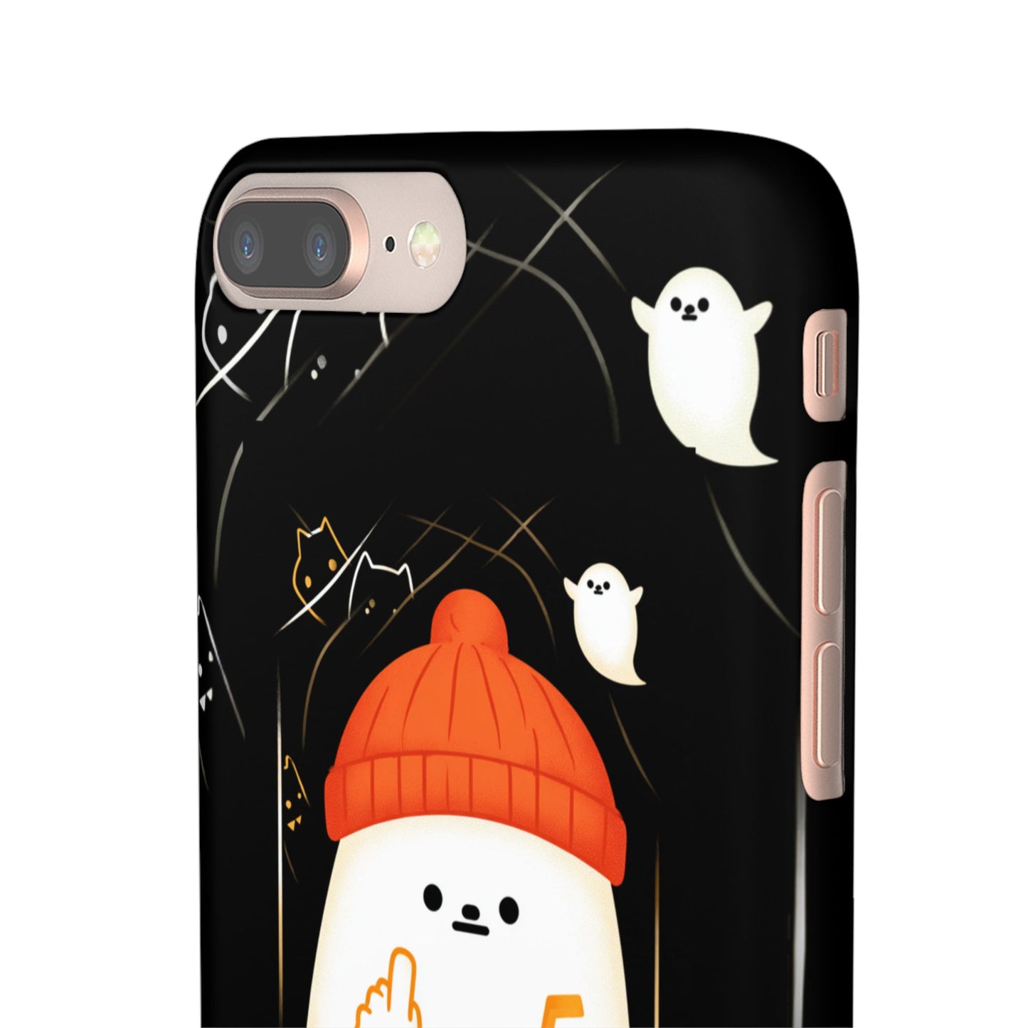 Spook You Halloween Ghost Snap Case Kawaii Protective Phone Cover for iPhone and Samsung